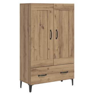 vidaXL Aparador Alto Roble Artisan 70 X 31 X 115 Cm Vidaxl