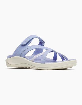 Merrell Womens Merrell District 4 Leather Womens Lavender Sandals - Purple - Size: 8