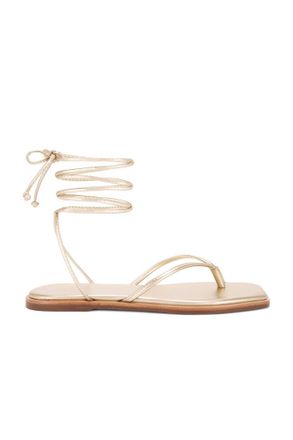 Kaanas Womens Samoa Wrap Around Sandal In Gold