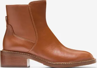 Cole Haan Womens Landry Waterproof Booties - Brown Size 10.5