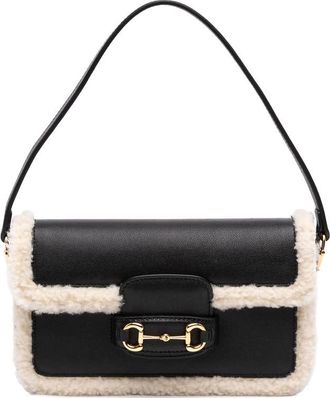 Gucci Pre-owned Gucci Mini Shearling Calfskin 1955 Horsebit Handbag Ladies 60KPQY5VVML9QWP3