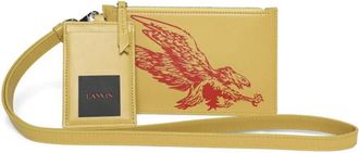 Lanvin Yellow Leather Men Mens Wallet