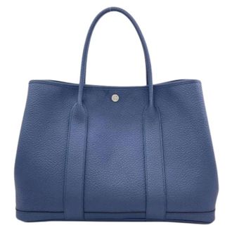 Herm&egrave;s Pre-owned Garden Tote Bag - Pre-owned - Mujer - Azul - ONE SIZE