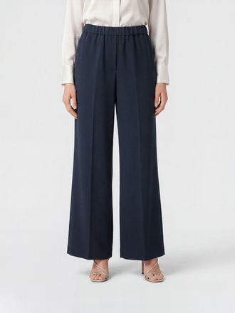 Aspesi Wide Leg Cr&ecirc;pe Trousers with Elasticated Waist