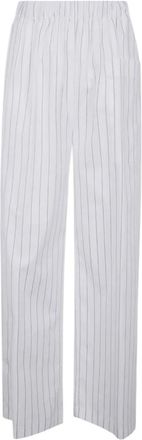 Erika Cavallini Semi Couture Dames, Broeken, Wit, Maat: 2XS Katoen