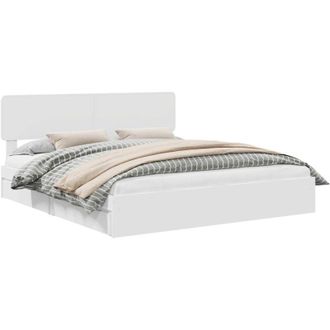 vidaXL Cama Con Almacenamiento 200 X 200 Cm Madera De Ingenier&iacute;a Vidaxl