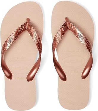 Havaianas Top Tiras Flip Flop Sandal Womens Sandals Ballet Rose : EU 41-42 (US Mens 9-10 - Womens 11-12) M, Rubber