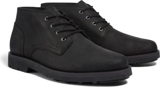 Timberland Schn&uuml;rboots TIMBERLAND ALDEN BROOK MID LACE UP WATERPROOF CHUKKA BOOT, Herren, Gr. 40, schwarz (jet schwarz), Leder, Schuhe Schn&uuml;rboots, Winterstiefel