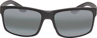 Maui Jim Pokowai Arch Nuetral Grey Square Unisex Sunglasses 439-2M 58