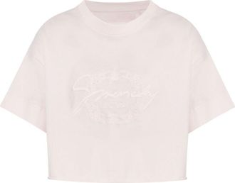 Givenchy Cropped T-shirt - Roze