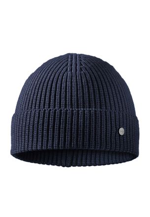 Pearlwood Strickm&uuml;tze PEARLWOOD KNUT, Herren, blau, Grobstrick, Materialmix, unifarben, M&uuml;tzen Strickm&uuml;tze, Grobstrick, kurze Passform, Temperaturregulierend