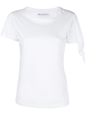 J.W.Anderson knot T-shirt - women - Cotton - S - White