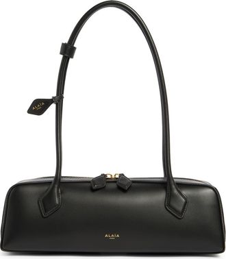 Alaia Medium Le Teckel East/West Shouder Bag in Noir 999 at Nordstrom