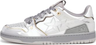 A Bathing Ape X Hajime Sorayama Sk8 Sta Silver 1H73-191-918-SILVER