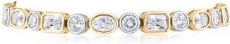 Kenneth Jay Lane Mixed Cut Cubic Zirconia in Silver/Gold at Nordstrom Rack