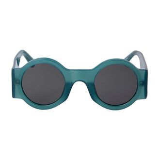 Dries Van Noten Sunglasses, female, Green, Size: ONE SIZE Round Sunglasses