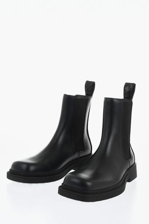 Bottega Veneta Stivali Chelsea BEN In Pelle Spazzolata Con Suola Carrarmata Bottega Veneta