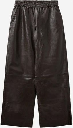 The Garment Dames, Broeken, Bruin, Maat: XS Leer