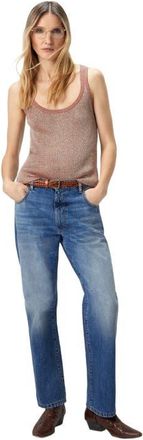 Missoni Tank Top In Viscose And Lam&eacute; Blend in Pink Lam&eacute; at Nordstrom, Size 44 It