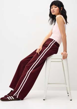 Twik Womens Track stripe wide-leg sweatpant