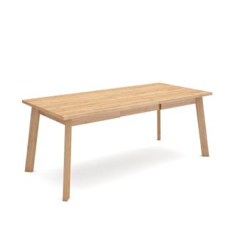 Skraut Home Mesa de comedor efecto madera roble 194x90x75cm