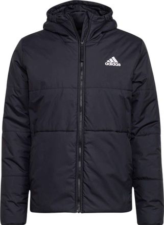 adidas BSC 3-Stripes Hooded Insulated Jacket Asia Sizing Black HG6276