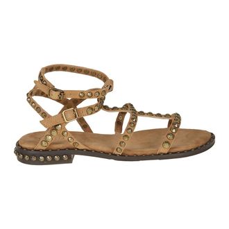 Ash Flat Sandals, female, Brown, Size: 10 US Precious Sandals