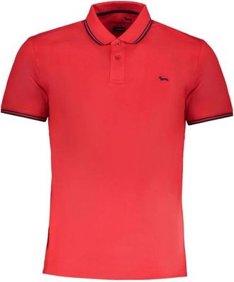 Harmont & Blaine Rosso Katoenen Polo Shirt - Heren - Polos - Rood - XL - Katoen - Tops