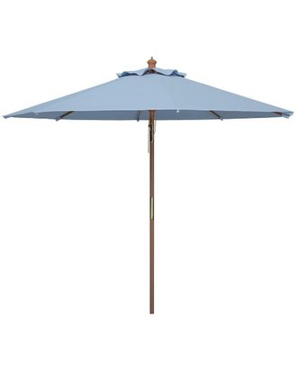 Safavieh Bethany 9Ft Wooden Umbrella
