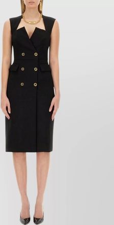 Moschino crepe knee-length dress