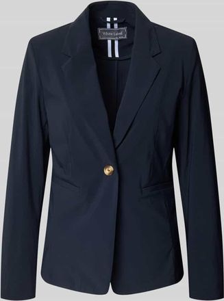 White Label Slim Fit Blazer mit Knopfverschluss in Marine, Gr&ouml;&szlig;e 34