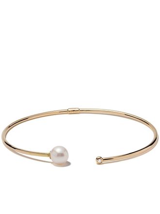 Yoko London Collana Trend in oro giallo 18kt con perla dacqua dolce e diamante