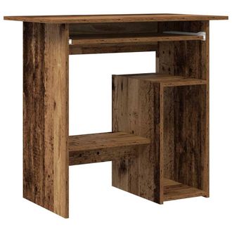 Berkfield Home Desk Old Wood 80x45x74 cm Engineered Wood in Brown | Size: 80 x 45 x 74 cm
