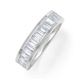 The Diamond Store Grace Platinum Diamond Eternity Ring 1.50CT H/SI