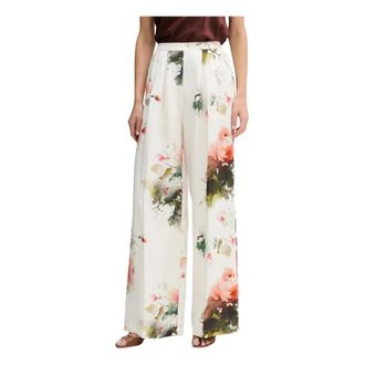 Silvian Heach Alori Wijde Broek - Dames - Wijde Broeken - Veelkleurig - XS - Polyester - Broeken