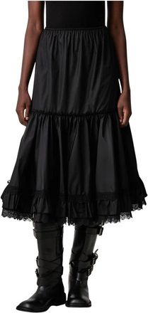 Ganni Falda Flyweight de nailon - Skirts - Mujer - Negro - M