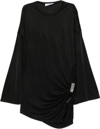 The Attico Mini Jurk - Dames - Korte kleedjes - Zwart - S - Kleedjes