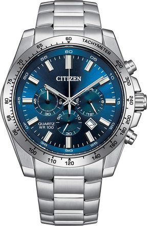 Citizen Chronograph Quartz Blue Dial Mens Watch AN8230-59M