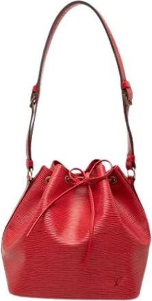 Louis Vuitton Pre-owned Bucket Bags, female, Red, Size: ONE SIZE Pre-owned Petit Noe Bucket Bag