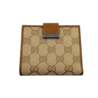 Gucci Brown Gg Canvas Wallet (Bi-Fold) (Pre-Owned)