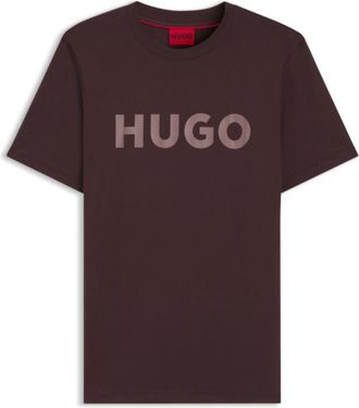 HUGO BOSS Logo-print T-shirt in cotton jersey
