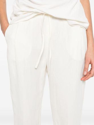 Fabiana Filippi Elasticated Waistband Trousers - Cream