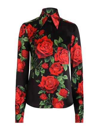 Dolce & Gabbana Rose Print Shirt