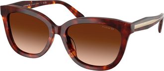 Coach HC8453U CDP53 593874 Womens Sunglasses Tortoiseshell Size 56