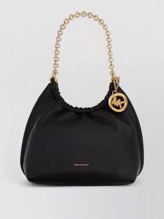 Michael Kors chain strap shoulder bag ruched design