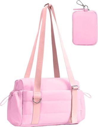 Generic Gym Bag,Weekender Bag - Fitness Tote with Separation for Wet and Dry, Travel Duffle Pouch for Swimming Yoga Sports, Pink, Refer to description, Unisex