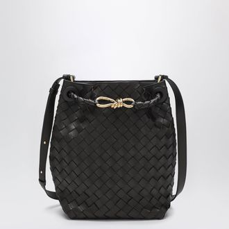 Bottega Veneta Andiamo small Fondente Intrecciato bucket bag