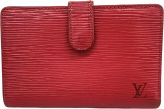 Louis Vuitton Castilian Red Wallet (Bi-Fold) (Pre-Owned)