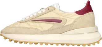 D.A.T.E. Athleta Sneakers - Dames - Sneakers - Beige - 38 EU - Katoen - Schoenen