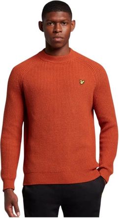Lyle & Scott Hombre, Jerseys, Naranja, Talla: S